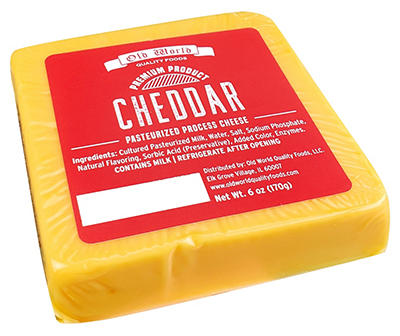 Cheddar Cheese, 6 Oz.