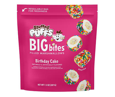 Birthday Cake Big Bites Filled Marshmallows, 7.3 Oz.