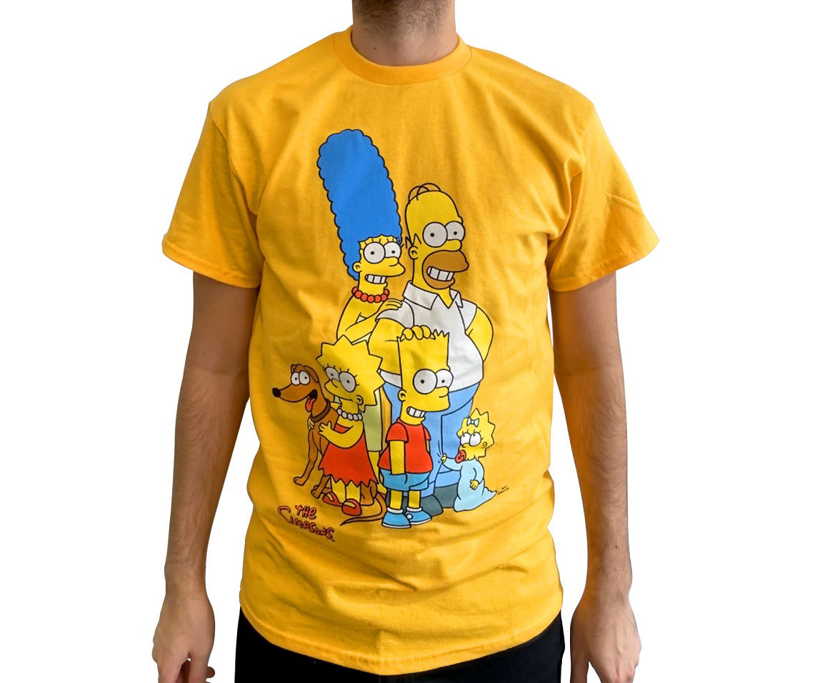 the simpsons graphic tees