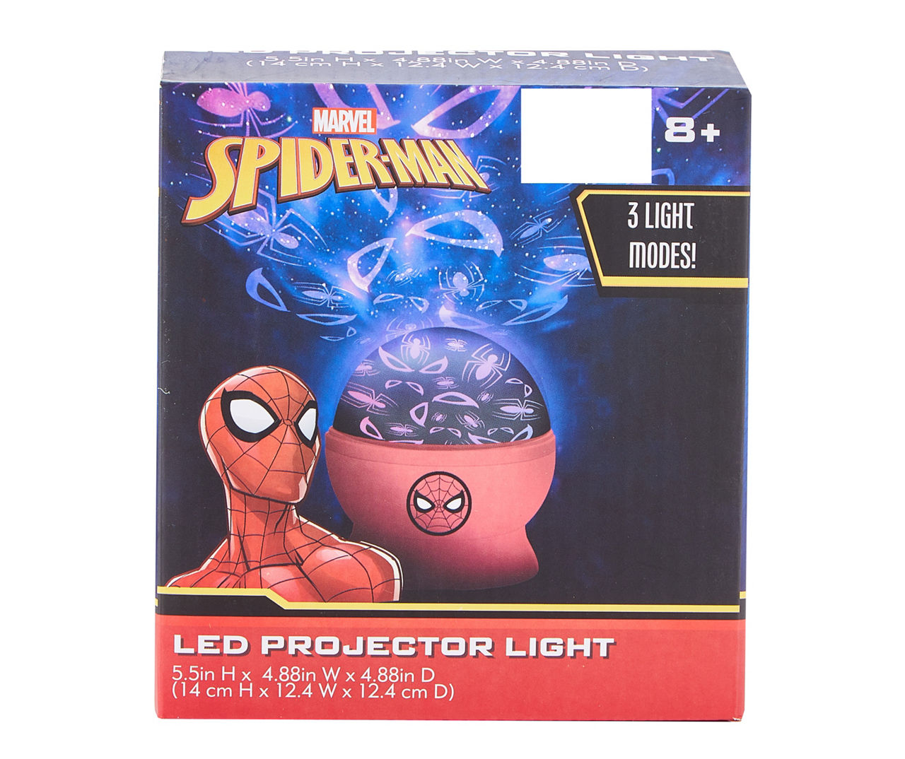 Lampe Spiderman, fonction projecteur