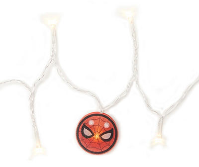 Spider-Man Warm White LED Curtain Lights, (5.7')