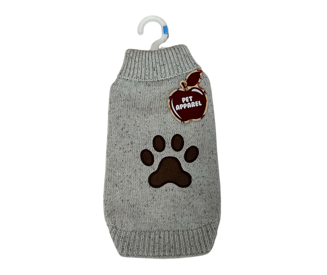 Pet Beige Paw Print Sweater Big Lots