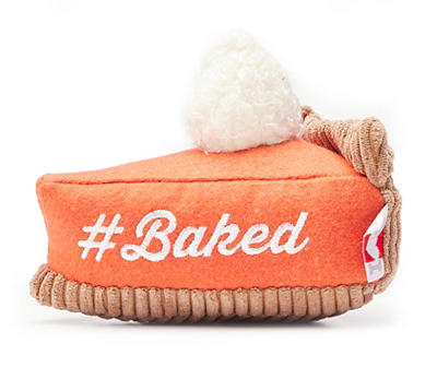 "#Baked" Pumpkin Pie Dog Toy