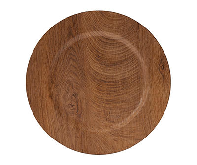 Wood Charger Plate