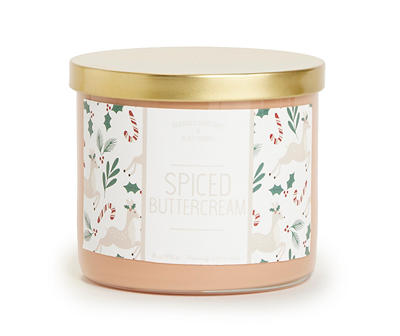 Spiced Buttercream Tan Opaque 3-Wick Jar Candle, 14 oz.
