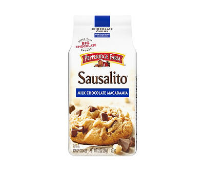 Sausalito Milk Chocolate Macadamia Nut Cookies, 7.2 Oz.