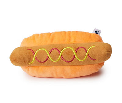 Hot Dog Crunch Dog Toy