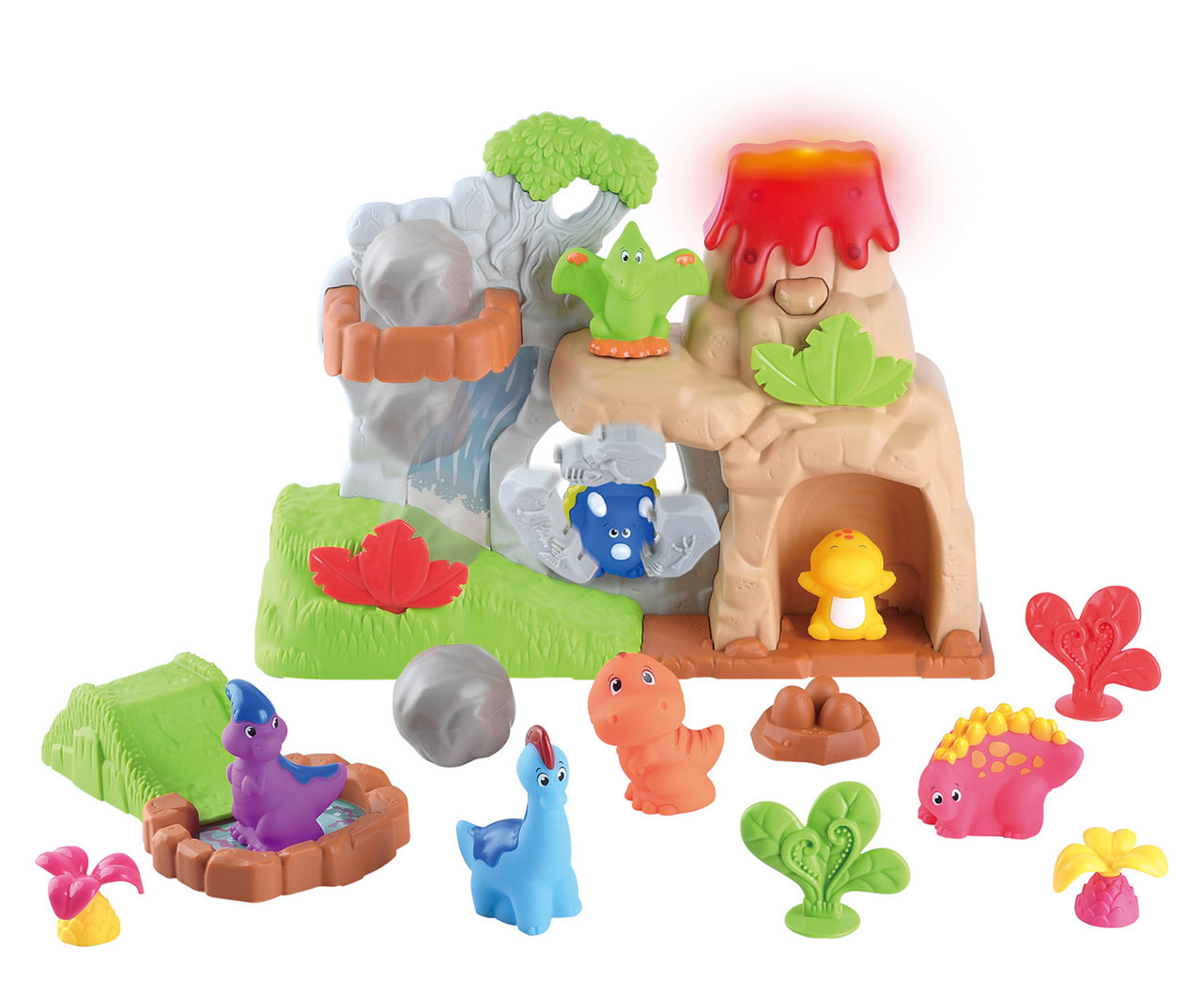 Dinosaur deals volcano playset