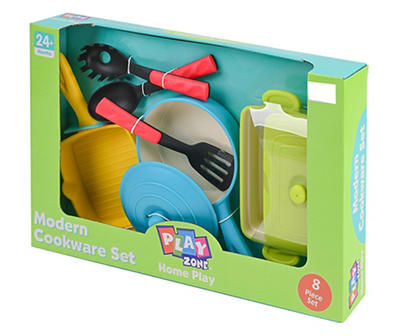 8-Piece Modern Cookware Toy Set