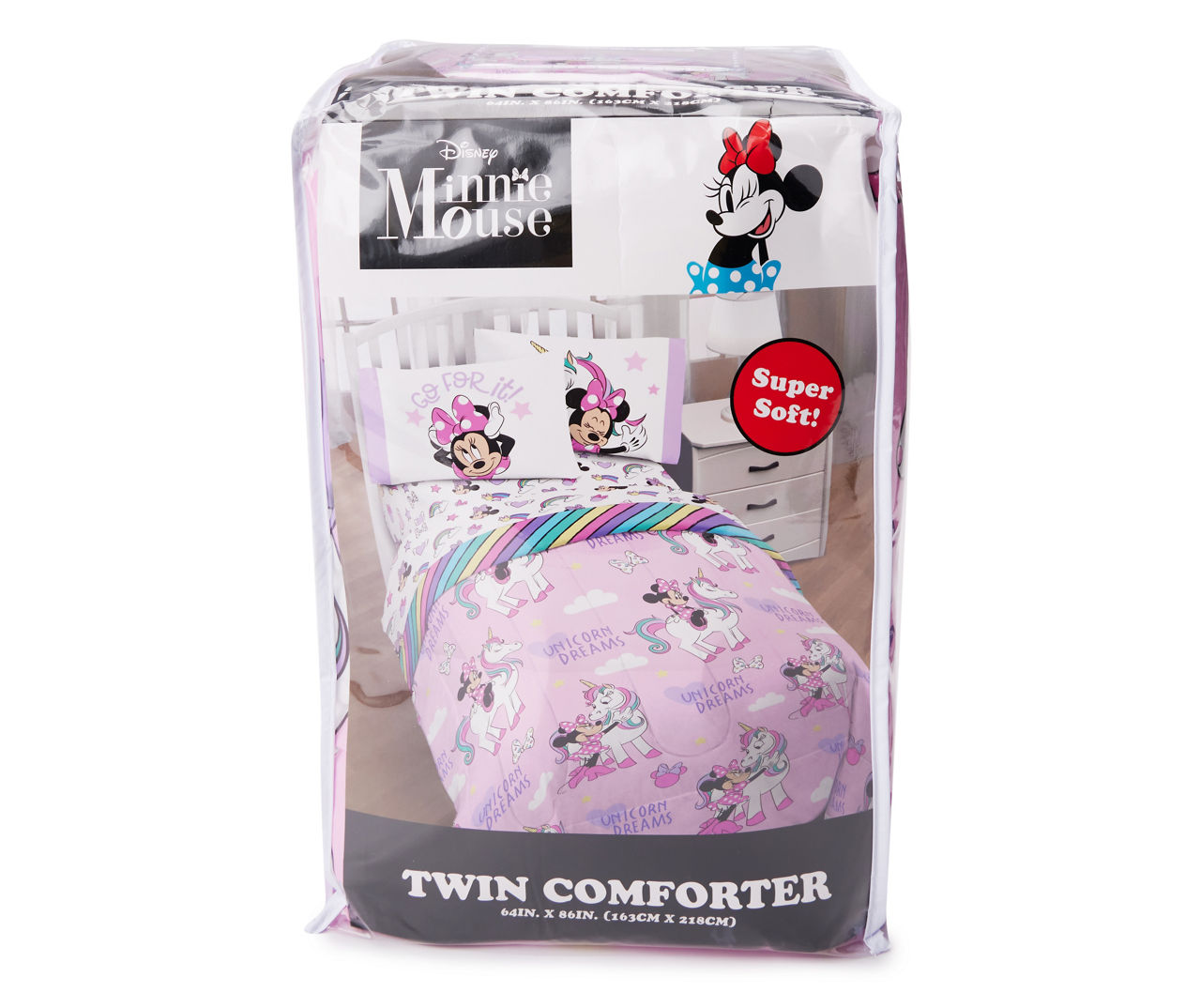 Disney Pink Minnie Mouse Unicorn Twin Comforter Big Lots