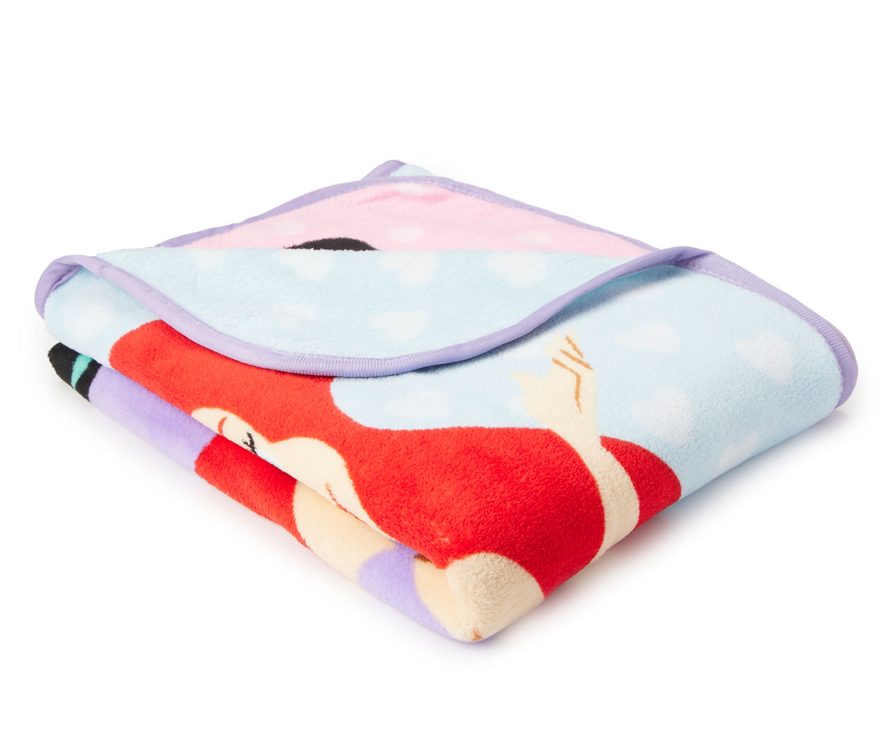 Pink fleece online throw