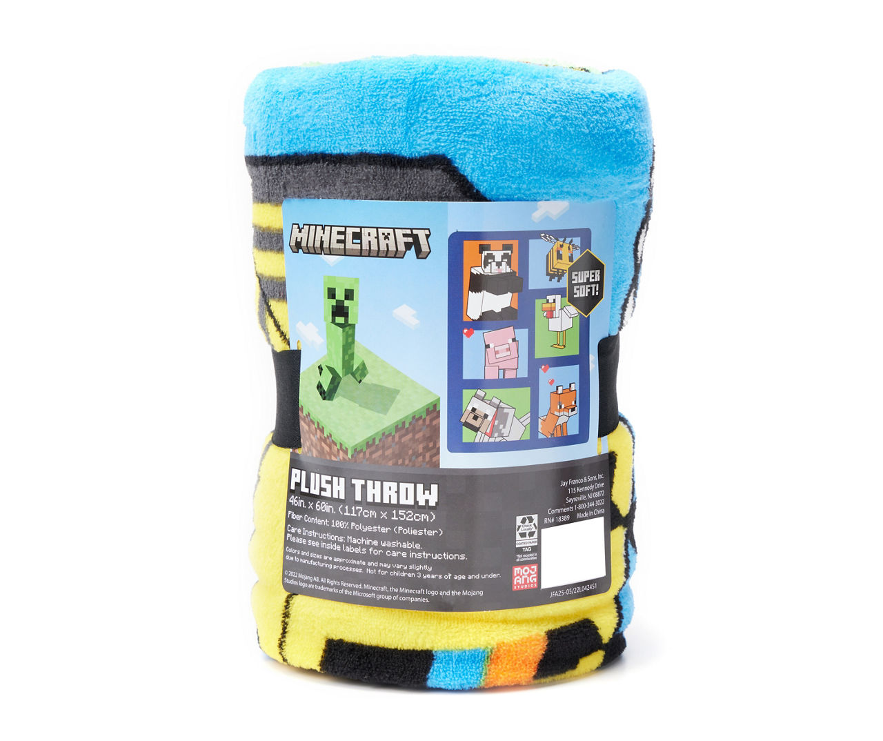 Minecraft plush throw new arrivals