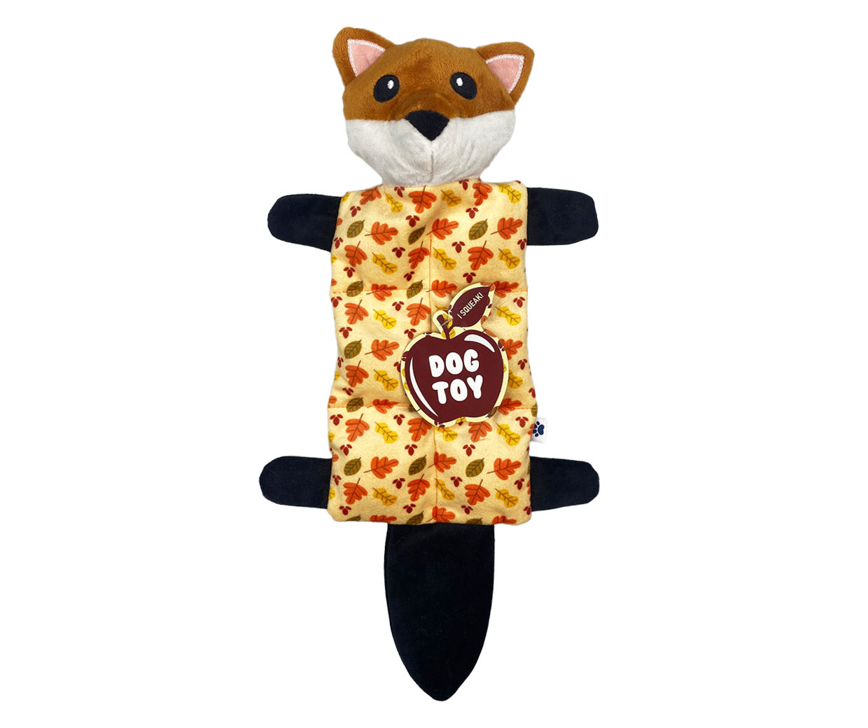 Posh Paws Fall Leaves Fox Squeaker Mat Dog Toy Big Lots