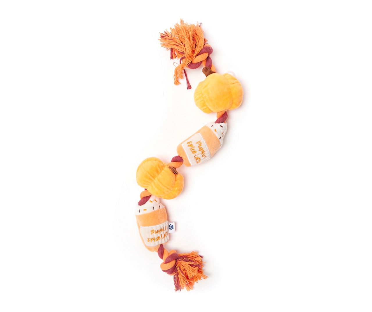 Posh Paws Orange & Black Pumpkin Spice Rope Dog Toy Big Lots