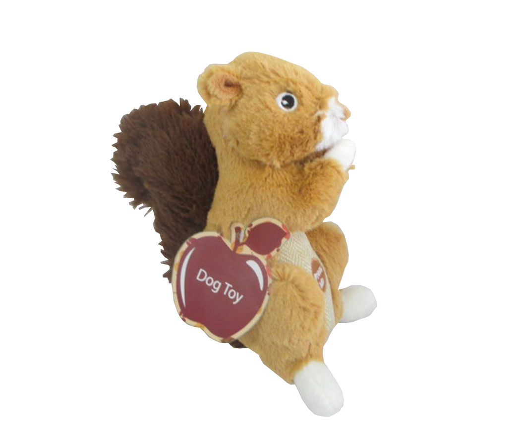 Toy Time Squirrel Squeaker Plush Dog Toy Big Lots