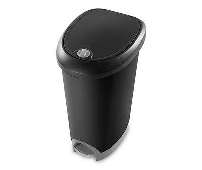 Black Lockable Step-On 12.6 Gallon Waste Can
