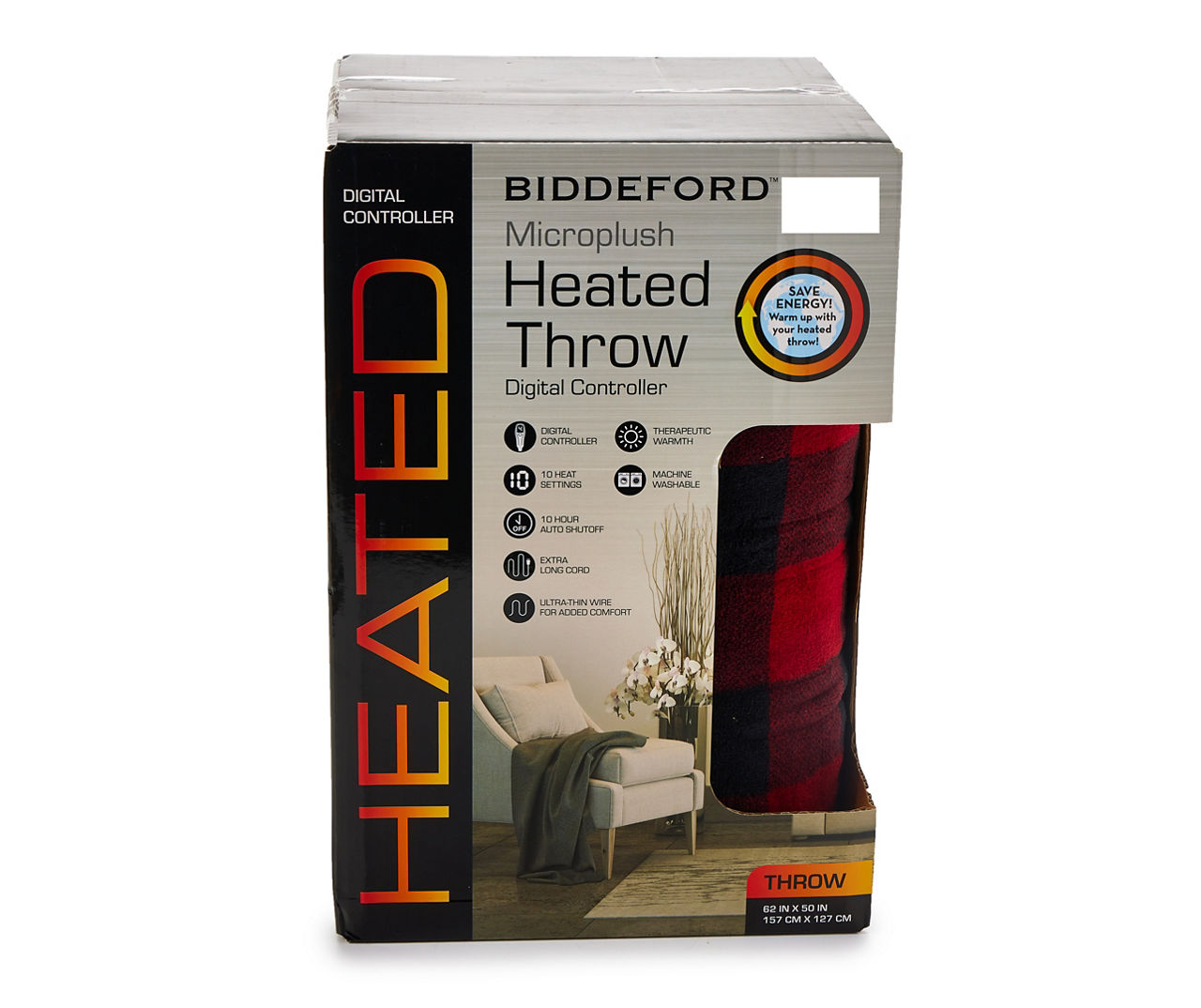 Biddeford heated microplush discount throw