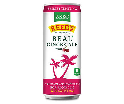 Shirley Tempting Zero Sugar Ginger Ale, 4-Pack