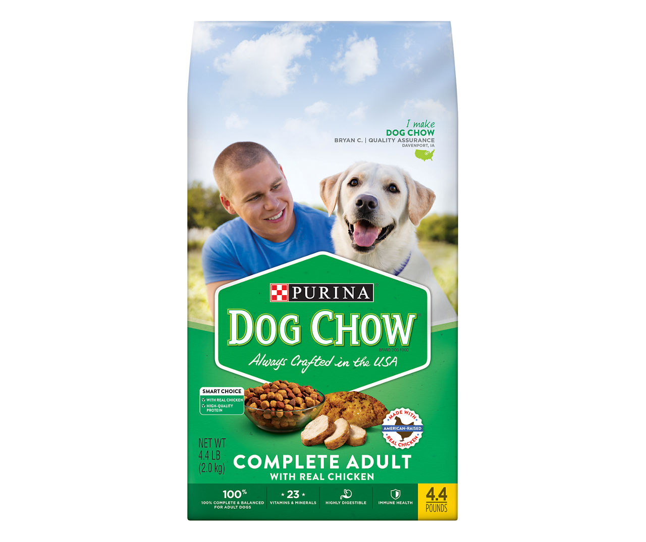 Purina Dog Chow Complete Adult With Real Chicken Dry Dog Food, 4.4 Lbs ...