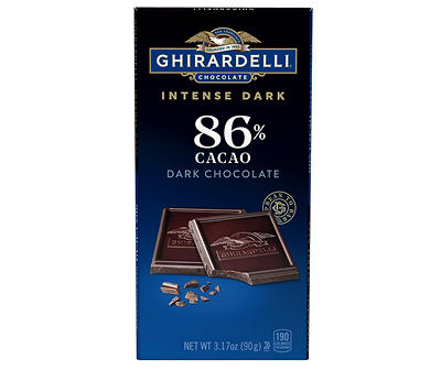 Intense Dark 86% Cacao Dark Chocolate, 3.17 Oz.