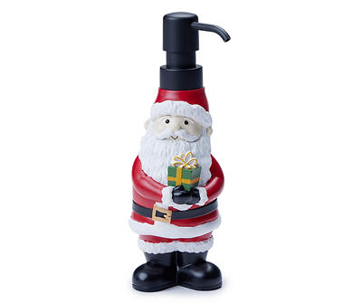 Home for the Holidays Red & White Silly Santa Lotion Pump