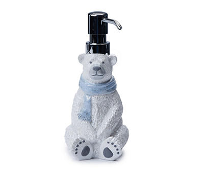 Arctic Enchantment White & Blue Polar Bear Lotion Pump