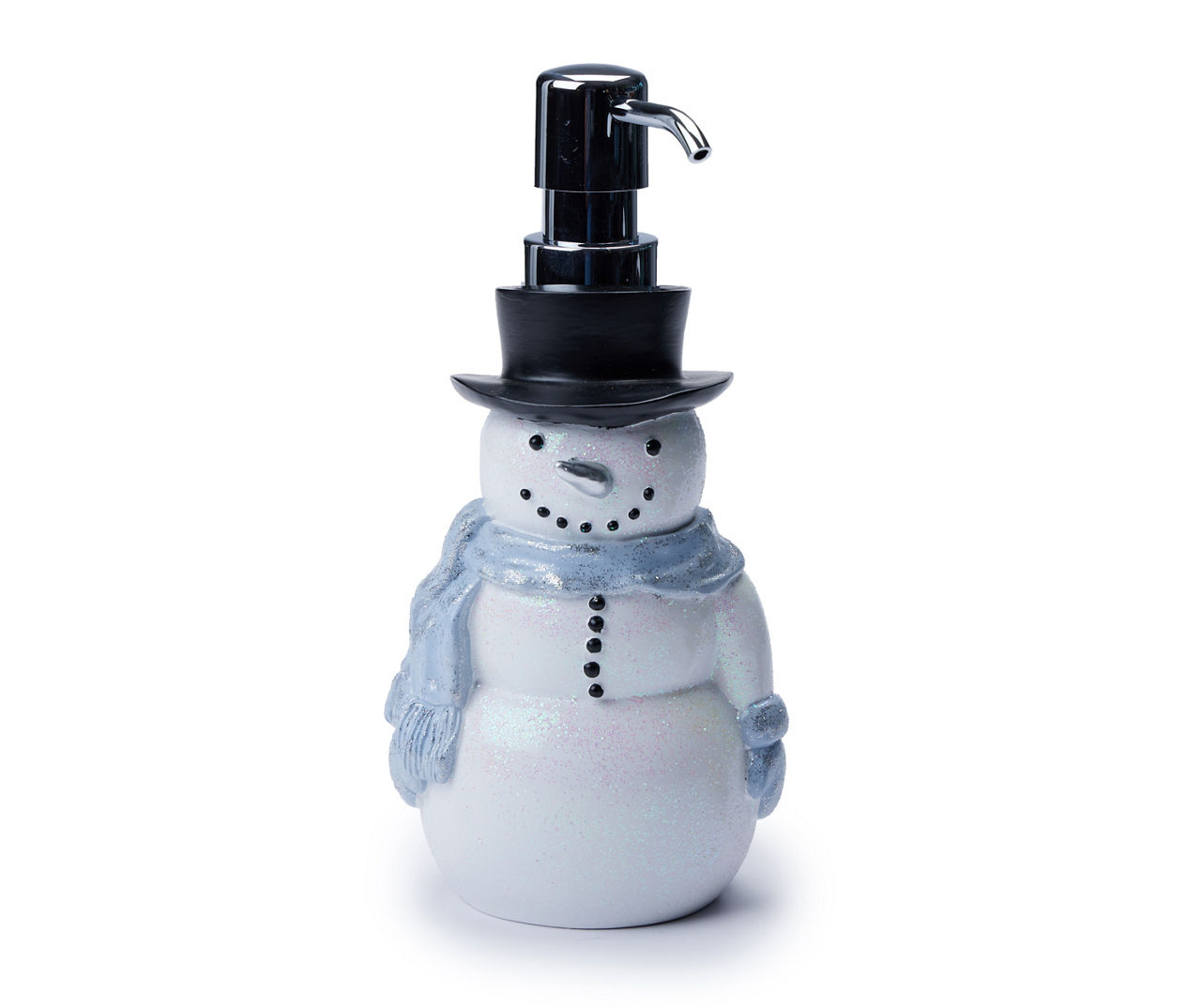 Snowman soap shop dispenser