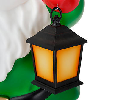 28" Gnome Holding Lantern Light-Up Blow Mold Decor