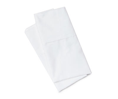 White 300-Thread Count Standard Pillowcase, 2-Pack