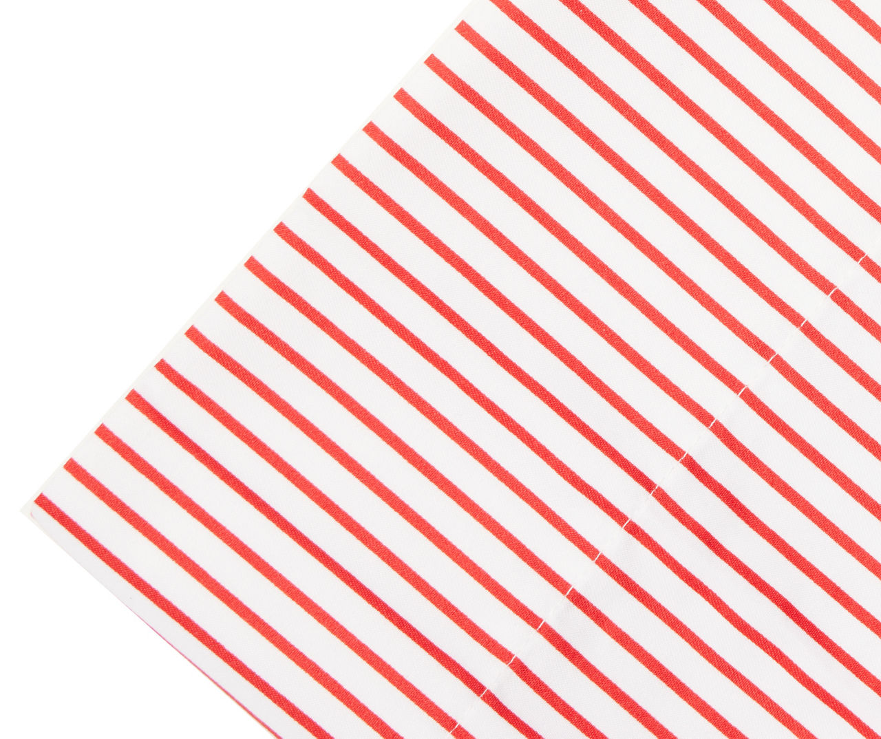 Red & White Stripe Microfiber Full 4-Piece Sheet Set