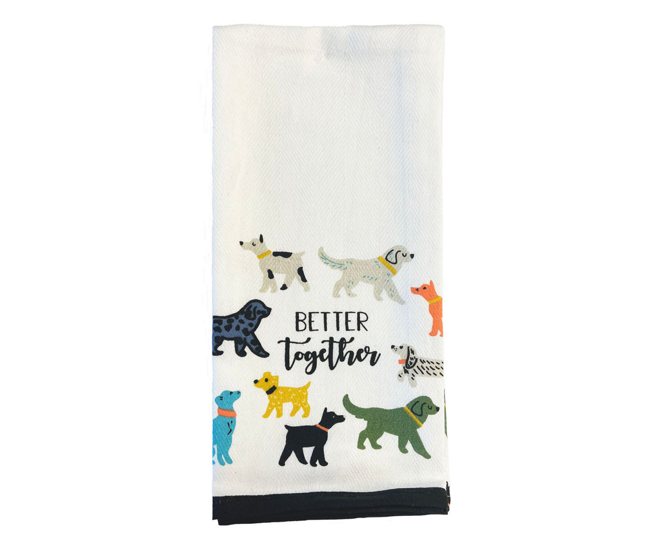 Oeko-Tex Standard Kitchen Towel Set Of 2 Dog Print NEW - beyond