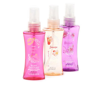 Pink Lovely Scents 3-Piece Fragrance Body Mist Gift Set