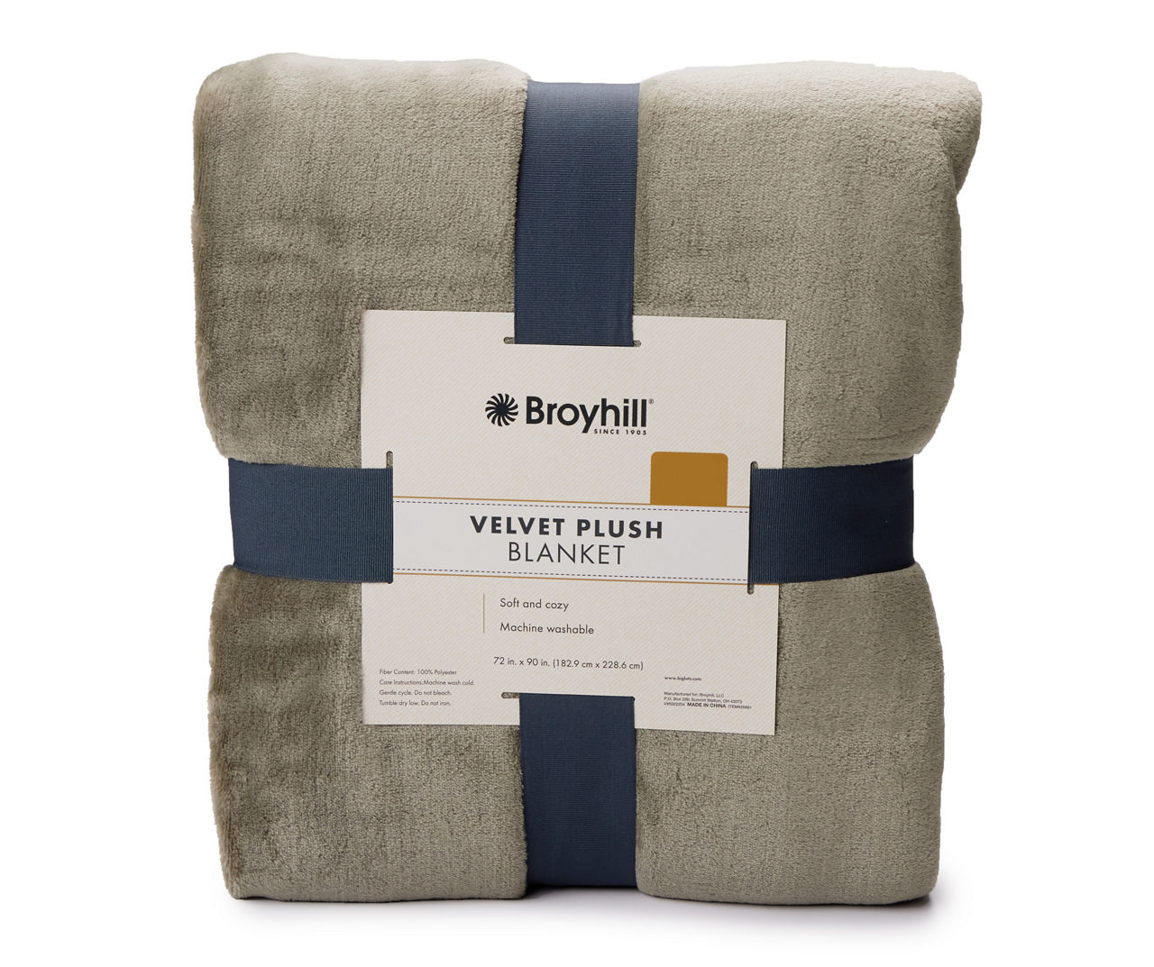 Broyhill velvet plush outlet blanket