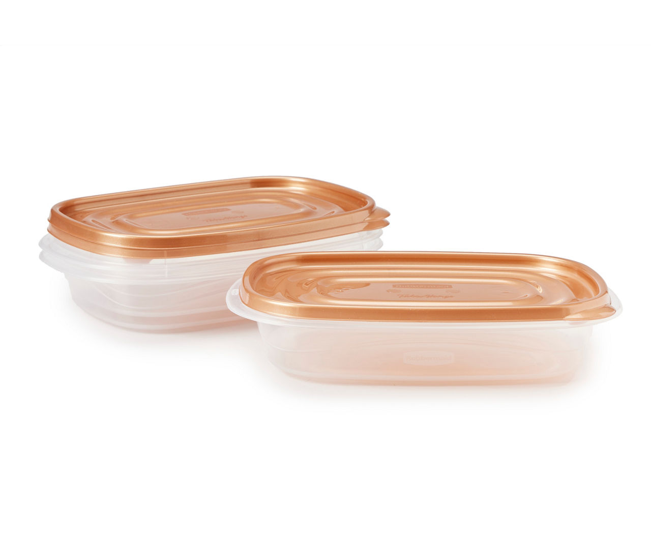 Rubbermaid Take Alongs Rectangular Containers with Lids, 6.4 x 3.1 x 9.8 - 3 pack