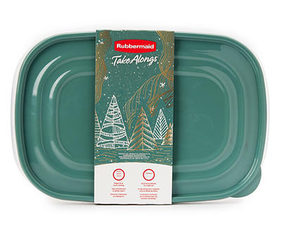 TakeAlongs Blue Spruce 1 Gallon Rectangle 2-Container Storage Set