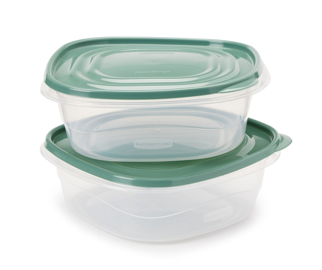Rubbermaid Take Alongs 2.9 Cup Square Storage Container Set Blue Spruce (4  ct)