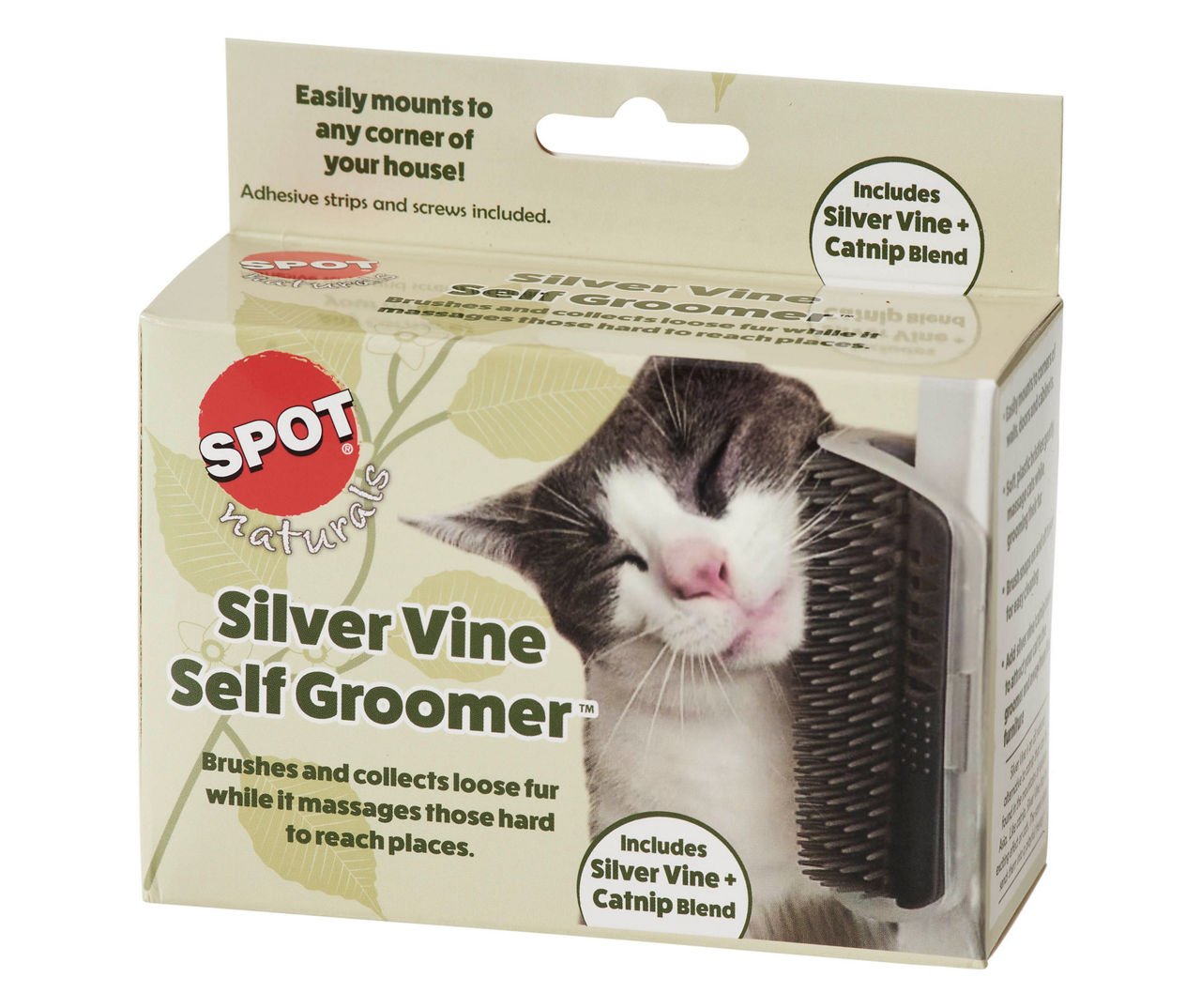 Spot Naturals Cat Silver Vine Self Groomer Big Lots