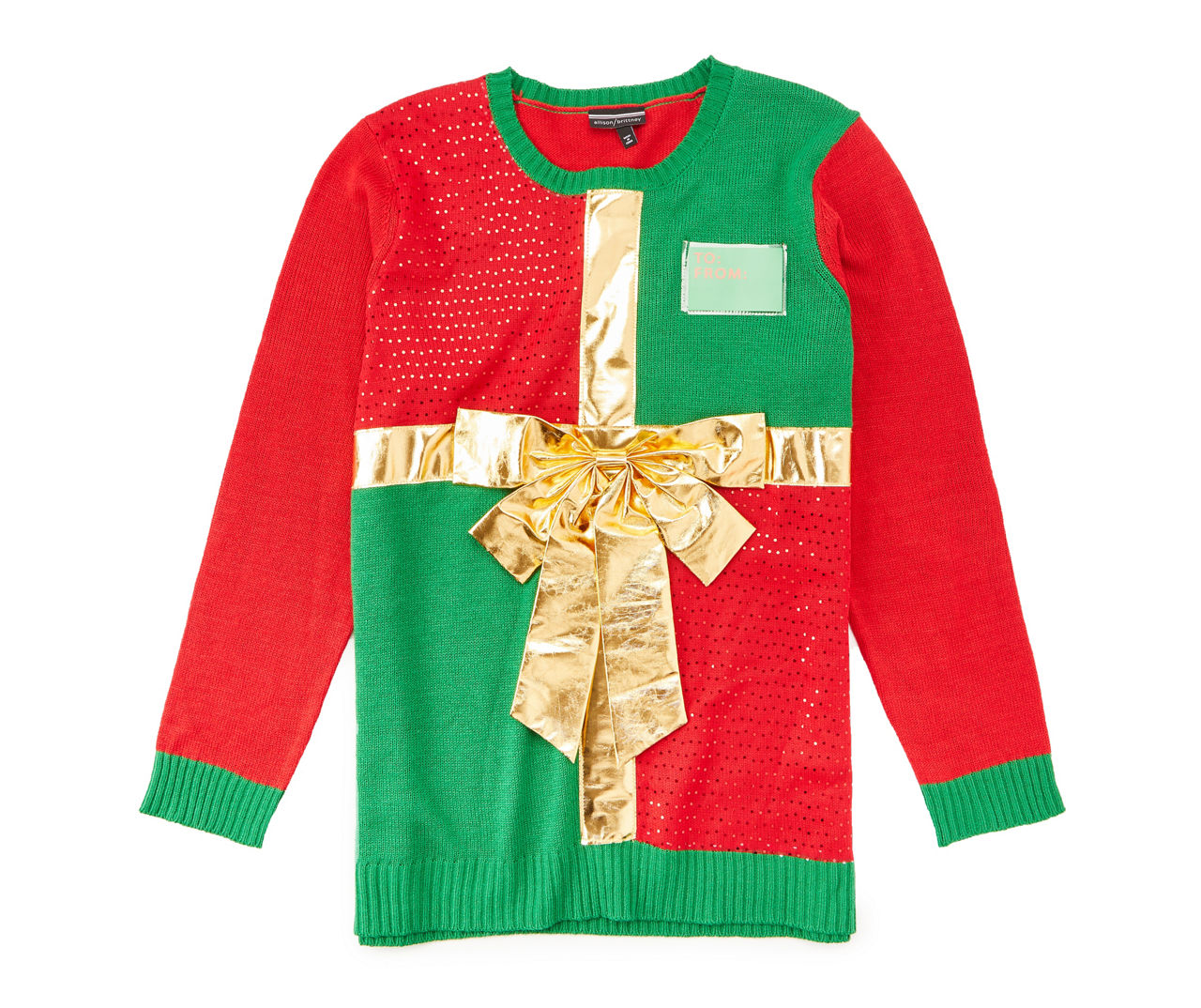 Ugly christmas sweater on sale green