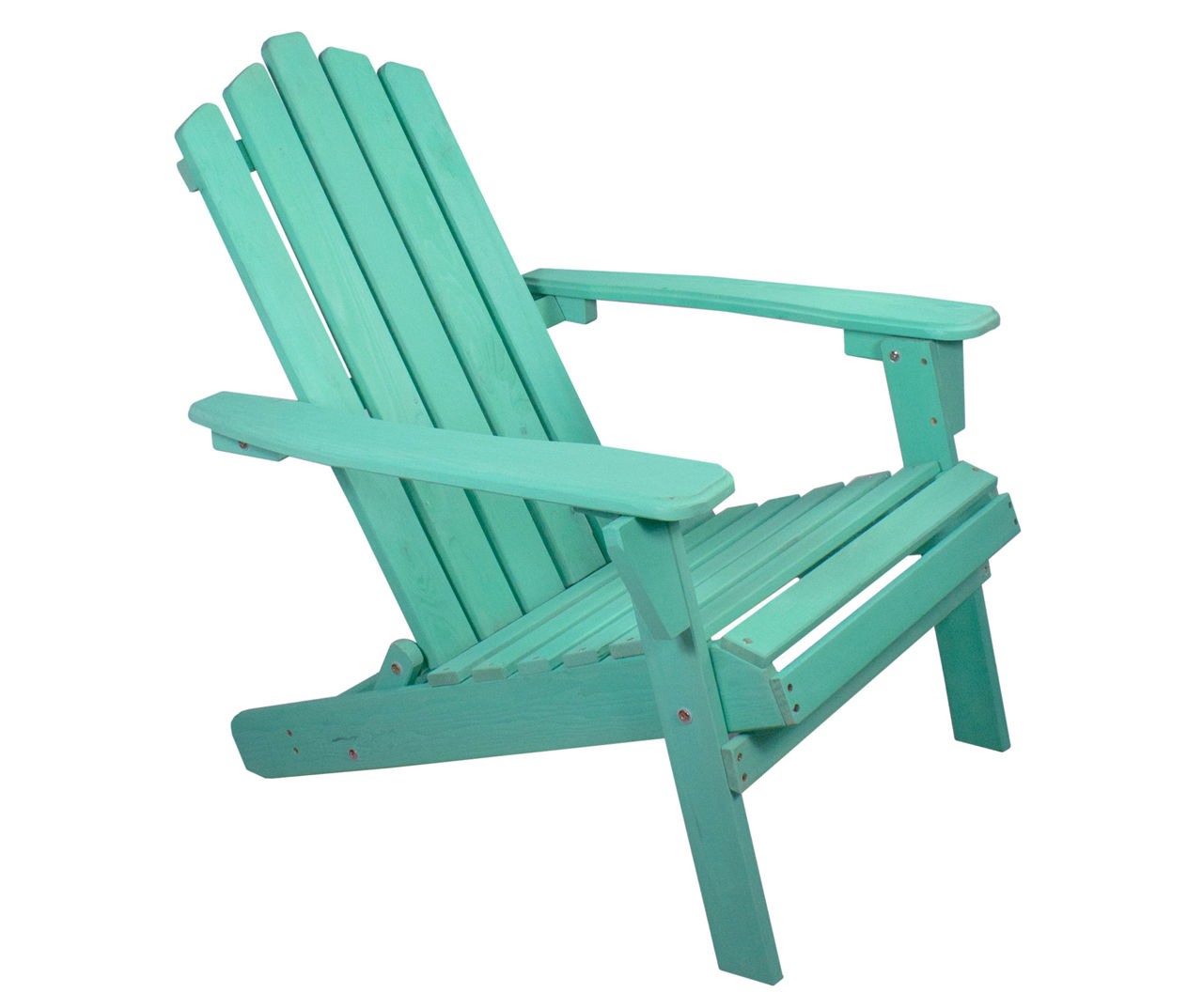 Green Adirondack Wood Outdoor Chair