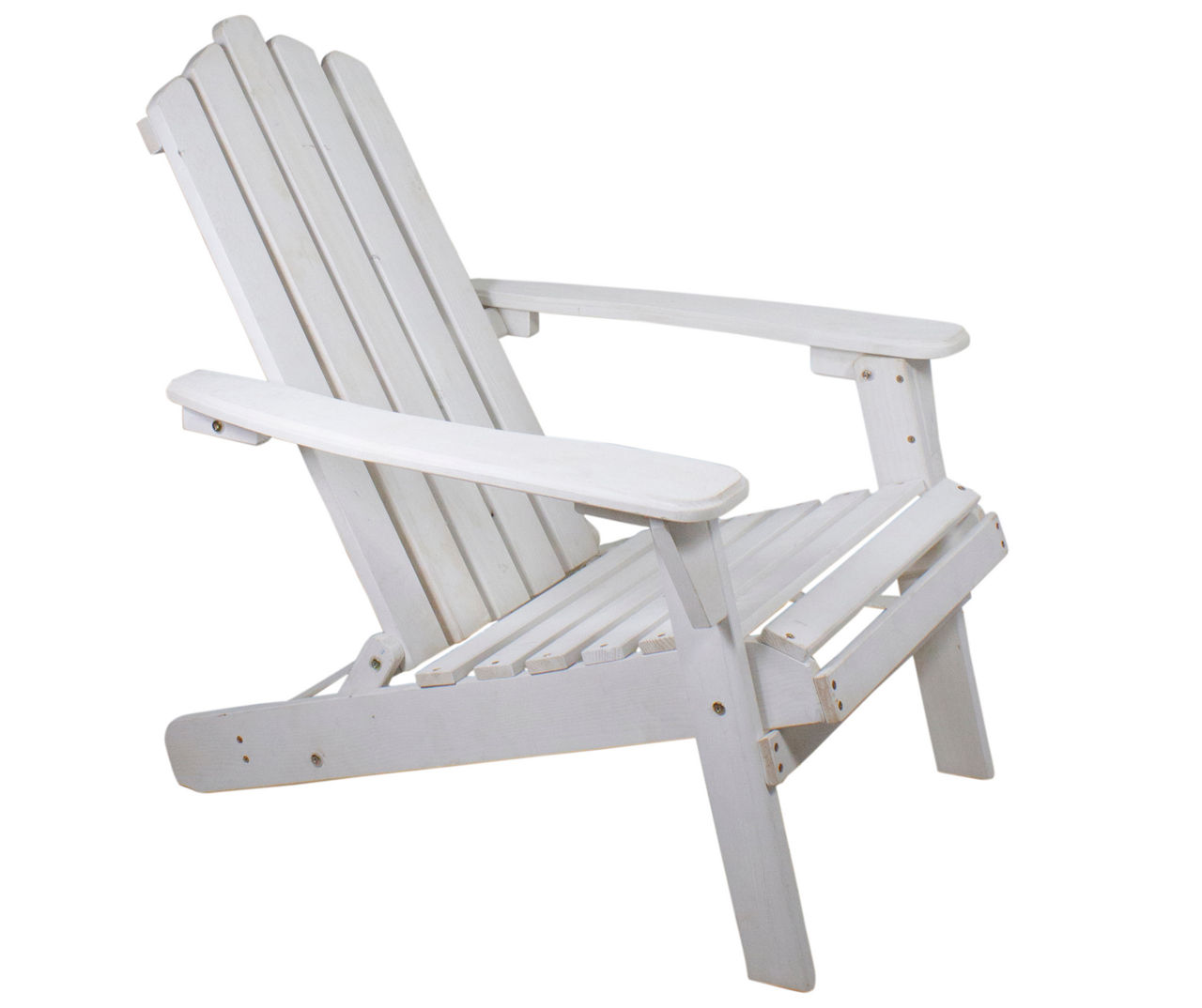 Northlight White Adirondack Wood Folding Outdoor Chair Big Lots
