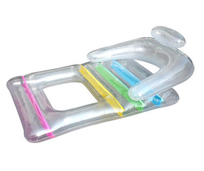 Clear Inflatable Pool Float Lounger