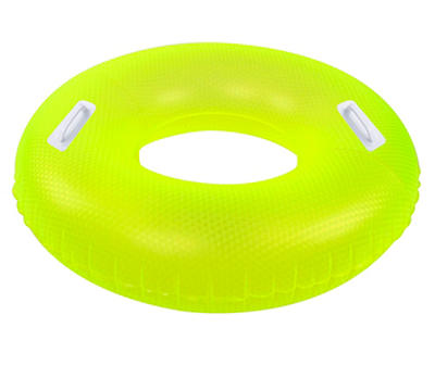 Yellow Sparkle Inflatable Pool Tube Float