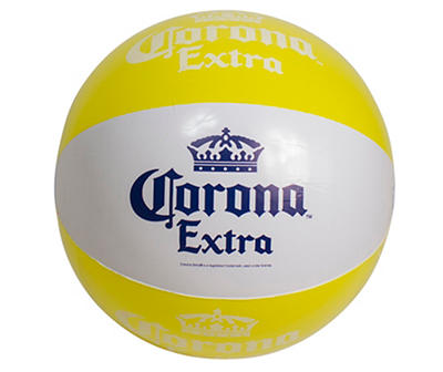 Corona Extra Yellow & White Inflatable Beach Ball