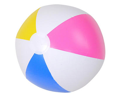 Pink, Blue & Yellow Inflatable Beach Ball