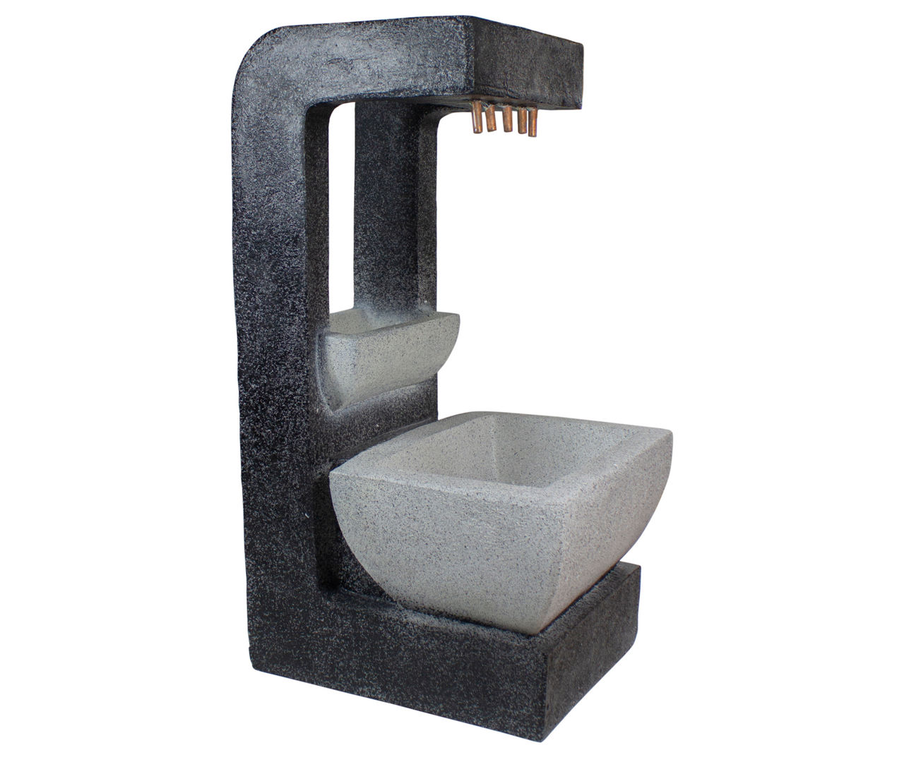 Rainfall LED Polystone Fountain & Planter