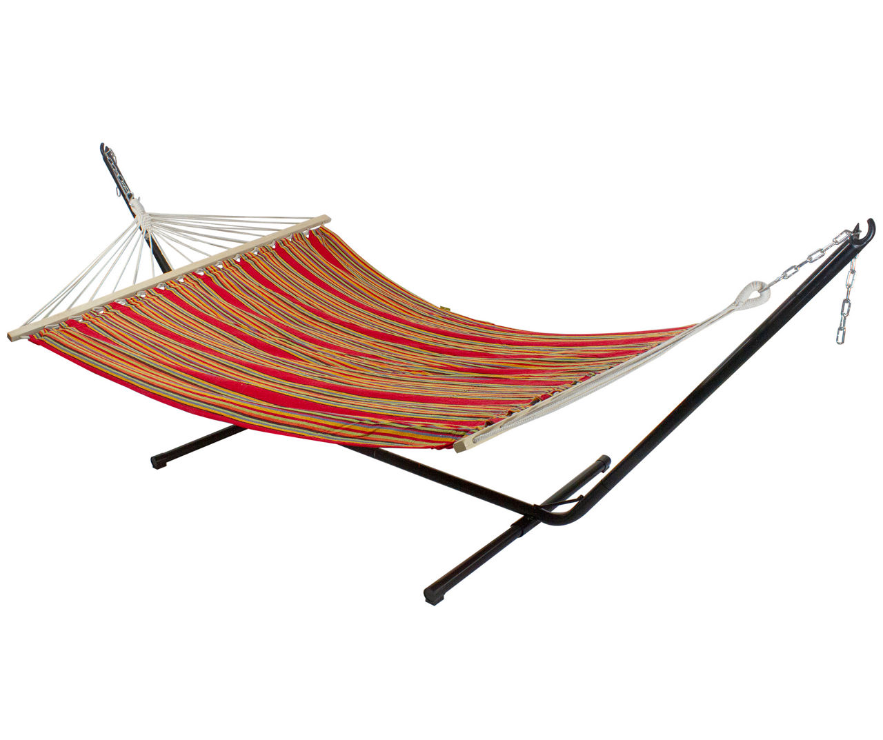 Northlight Red Pink Stripe Double Hammock Big Lots