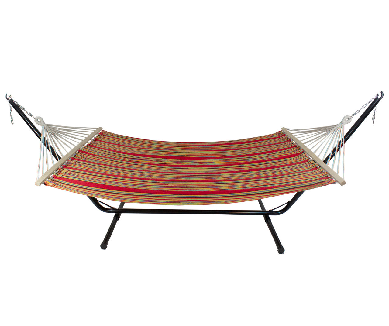 Northlight Red Pink Stripe Double Hammock Big Lots