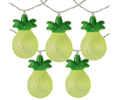 Green Pineapple LED Wide Angle Light Set, 10-Lights