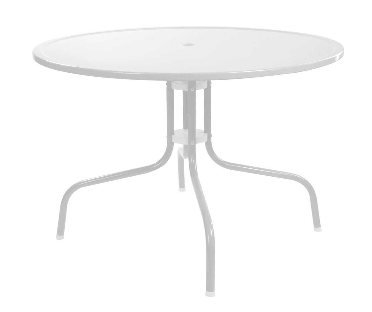 Northlight White Round Metal Dining Table Big Lots