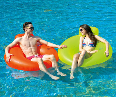 Yellow Inflatable Pool Ring Float